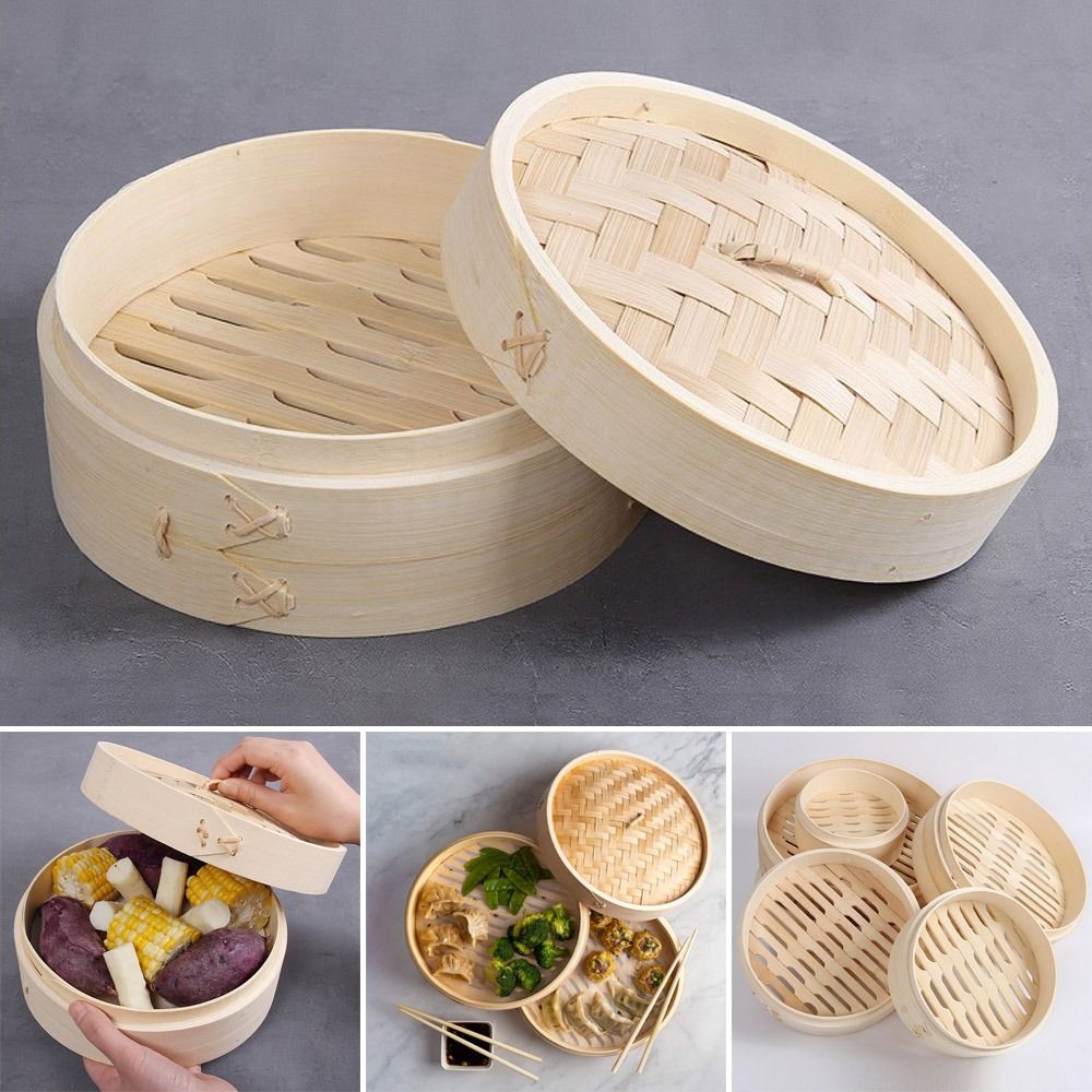Chinese Steamer Bamboo Steamer - Bao Steamer Bamboo recension och pris