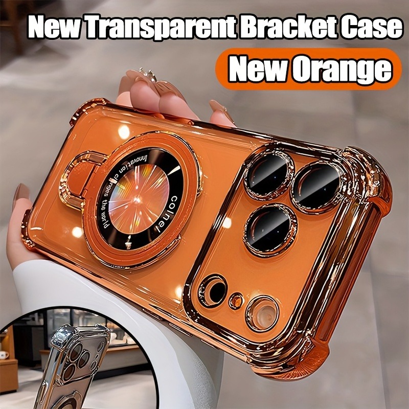 Luxury Clear  Plating Phone Ca - Taco Stand Holder recension och pris