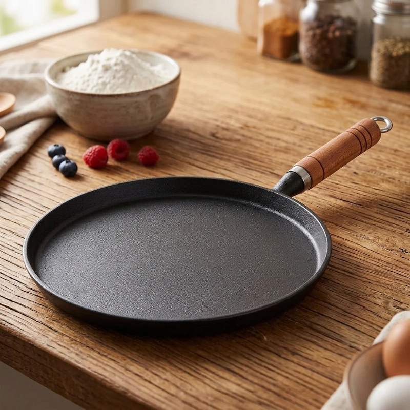 20/23/26cm Cast Iron Frying Pa - Cast Iron Corn recension och pris