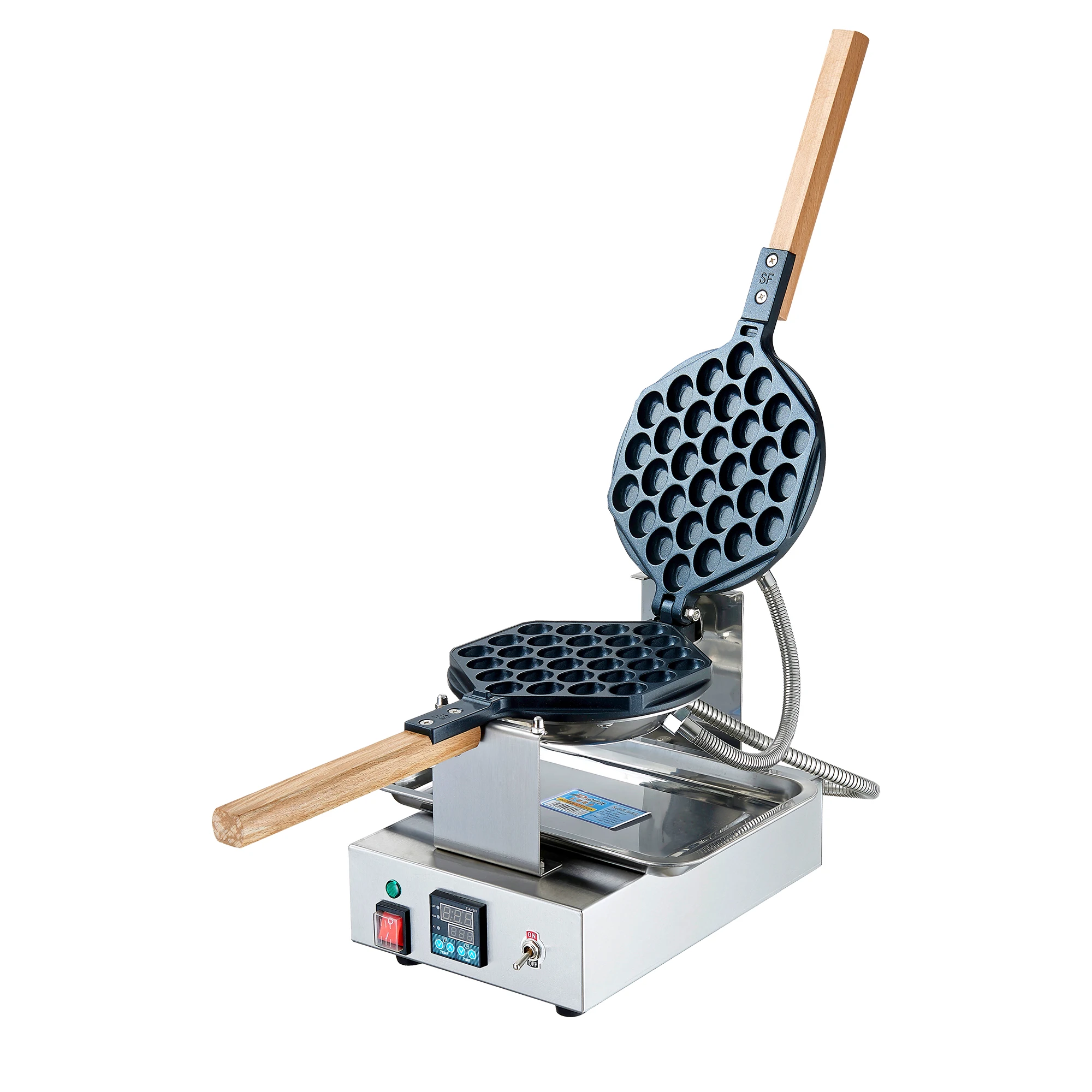 Rotating Bubble Waffle Machine - Waffle Cone Maker recension och pris