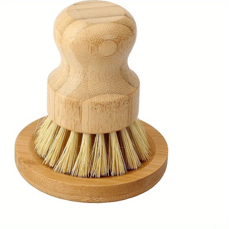Bamboo Dish Scrub Brush Soap D - Cast Iron Corn recension och pris