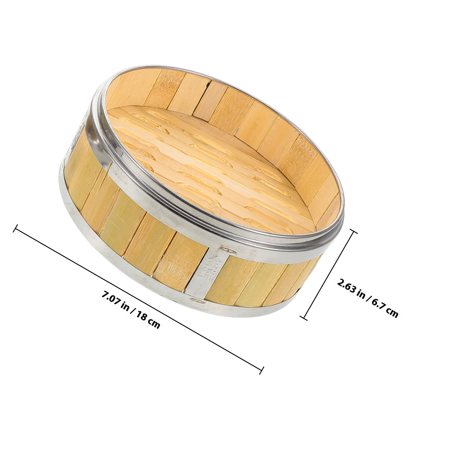 18Cm Handmade Bamboo Steamer B - Bao Steamer Bamboo recension och pris