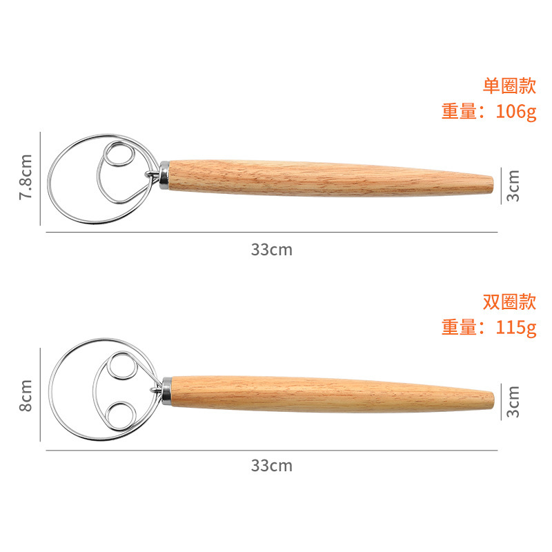 8Pcs 13 Inch Oak Handle Flour  - Danish Pancake Pan recension och pris