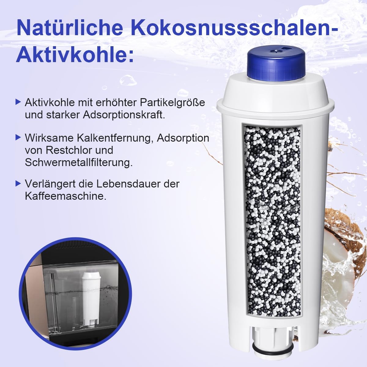 DLSC002 Water Filter Replaceme - Delonghi Espresso Magnifica recension och pris