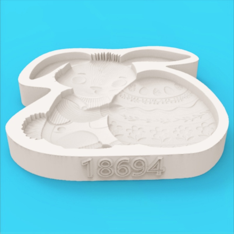 Easter Egg-Holding Bunny Silic - Bunny Cake Mold recension och pris