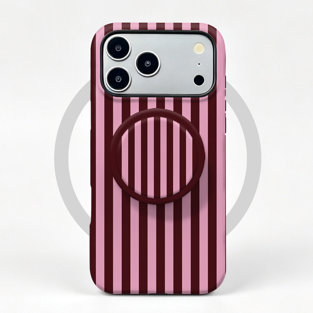Striped Magnetic Case For iPho - Taco Stand Holder recension och pris